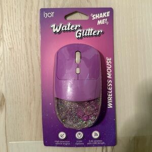 Wireless water glitter Mouse NWT